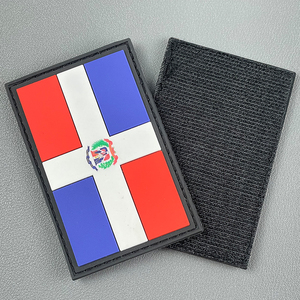 Parche de Bandera de Dominica de PVC de Goma, Nuevo, Alta Calidad, Colores Personalizados Disponibles - Product Image 5