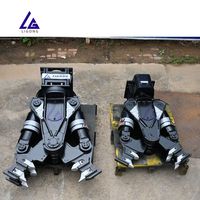 Concasseur hydraulique de béton testé en charge pour excavatrice, conforme CE, haute force de broyage, démolition intérieure
