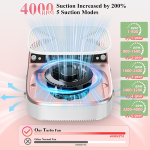 2-in-1 Nail Dust Collector & Electric Nail Drill <b>File</b>,Cordless Nail Machine with Stepless Speed Forward Reverse for Home Salon - Product Image 6