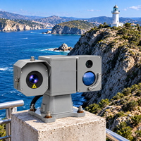 Système de caméra PTZ pour applications maritimes, surveillance thermique et optique des ports et périmètres côtiers contre les menaces à longue portée