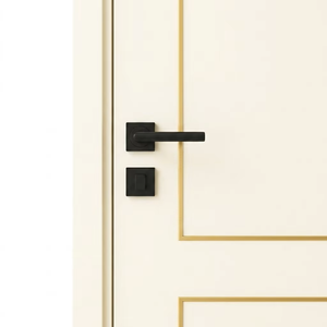 Portes intérieures pré-montées en bois peint de luxe contemporain pour projets résidentiels – Gain de temps et durabilité - Product Image 2
