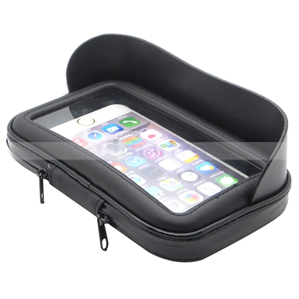 Pronto per la spedizione impermeabile bike supporto del telefono dello schermo sensibile al tocco del telefono impermeabile holder sun visor impermeabile supporto del telefono