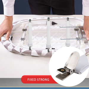 Fixations <span class=keywords><strong>de</strong></span> couverture <span class=keywords><strong>de</strong></span> planche <span class=keywords><strong>à</strong></span> <span class=keywords><strong>repasser</strong></span> Supports d'angle et clips <span class=keywords><strong>de</strong></span> sangles pour garder la couverture plate Essentiel pour la fonctionnalité d'organisation - Product Image 6