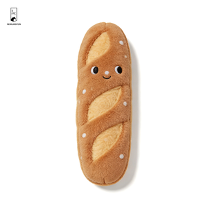 Coussin en peluche personnalisé en forme de baguette, moelleux, en polyester brodé, en forme de nourriture, décoration Kawaii pour canapé et <span class=keywords><strong>chambre</strong></span> d'enfant - Product Image 2