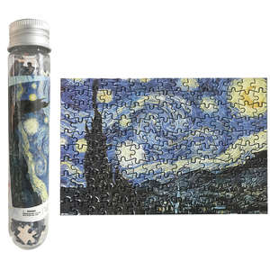 Regalo per bambini regalo di natale provetta Puzzle dipinto di fama mondiale <span class=keywords><strong>Van</strong></span> Gogh la notte stellata - Product Image 1