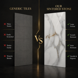 Lastra in Gres Porcellanato Sinterizzato di Lusso Effetto Marmo MESH FISH BELLY GOLD, Grande Formato, Dimensioni Personalizzabili, per Rivestimenti a Parete e Pavimenti di Ville - Product Image 6