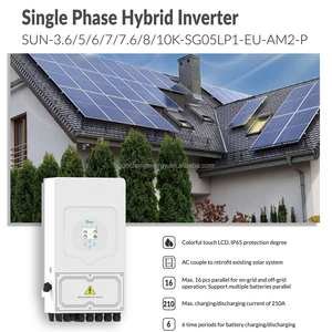 Convertisseur solaire hybride basse tension monophasé 220V pour l'UE 3/3.6/5/6/8/10/12/14/16/18kw en stock - Product Image 3