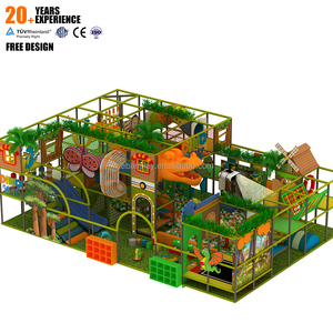 Parques Infantiles Comerciales con Temática de Dinosaurios, Equipos de Juego Suave para Niños, Parque Infantil Interior con Toboganes Grandes en Venta - Product Image 1