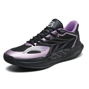 Chaussures de basket-ball professionnelles pour hommes, baskets légères et respirantes en maille, baskets athlétiques à tige basse, chaussures de sport antidérapantes pour l'extérieur - Product Image 1