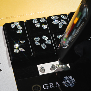 Gemas con Certificación <span class=keywords><strong>GRA</strong></span> Goldleaf, Venta al por Mayor de Moissanita Suelta con Claridad DEF VVS, Corte Estrella, Diamante de Moissanita para Joyería - Product Image 5