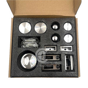 Современный дизайн из нержавеющей стали для душа бескаркасная стеклянная дверная фурнитура Аксессуары для раздвижной стабильной черной дверной фурнитуры - Product Image 1