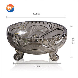 لوحة زجاجية شفافة منقوشة بتصميم فاخر لسلطة الفاكهة - Product Image 6