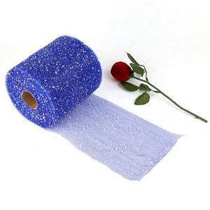 Red de gasa de punto de nieve de 15CM, materiales de embalaje de ramo de flores frescas, papel de embalaje floral de regalo al por mayor - Product Image 6