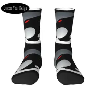 Customized Cool Cartoon Anime Thundercats Logo Socks Warm 3D Printing Sports Football Crew Socks