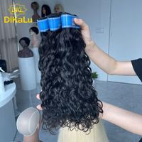 Extensions de dreadlocks naturelles Remy vierges chinoises, tissage double à la machine, prêtes à la permanente, toutes couleurs, marque DKL Hair