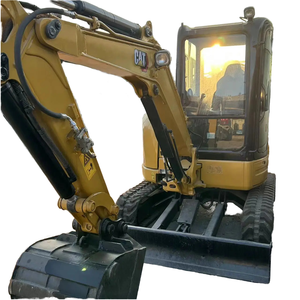 Mini-excavatrice CAT de 1,2 tonne avec godet de creusement d'une capacité de 0,12 m³, équipement de construction d'occasion - Product Image 1
