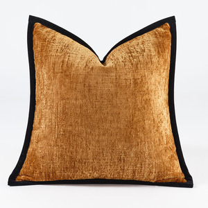 Housse <span class=keywords><strong>de</strong></span> coussin carrée épaisse en chenille pour <span class=keywords><strong>Amazon</strong></span>, style moderne blanc et rouge, pour <span class=keywords><strong>canapé</strong></span> <span class=keywords><strong>de</strong></span> salon, coussin décoratif doux tissé - Product Image 5