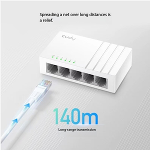 GS105U Switch Gigabit de 5 Puertos, Alimentado por USB-C, Expansor de Puertos Ethernet, Router Plug and Play, Artículos Inteligentes para el Hogar - Product Image 3