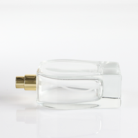 Botol Parfum Kaca Silinder Modern Berwarna Rose Gold yang Cantik dengan Pompa Semprot, Kerah Aluminium, Sablon, Tersedia dalam Berbagai Ukuran