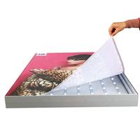 Boîte à lumière LED extérieure sans cadre personnalisée, étanche, pour plafond ou mur, panneau publicitaire lumineux, boîte à lumière à film souple