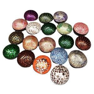 Hot bán thân thiện với môi không độc hại vỏ dừa bát & chủ với muỗng ngã ba biểu tượng tùy chỉnh thủ công mỹ nghệ thiết kế truyền thống khắc - Product Image 1