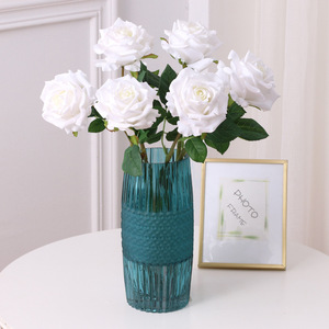 Di alta qualità 10cm reale tocco bagnato <span class=keywords><strong>rose</strong></span> di feltro per la decorazione della casa per la laurea di natale Halloween capodanno o pasqua - Product Image 3