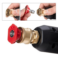 Pistolet de nettoyeur haute pression avec poignée confortable pour le lavage de voiture et l'équipement de nettoyage comprend une baguette de remplacement État neuf