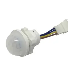 Sensor de corpo humano infravermelho, sensor de corpo humano com luz led