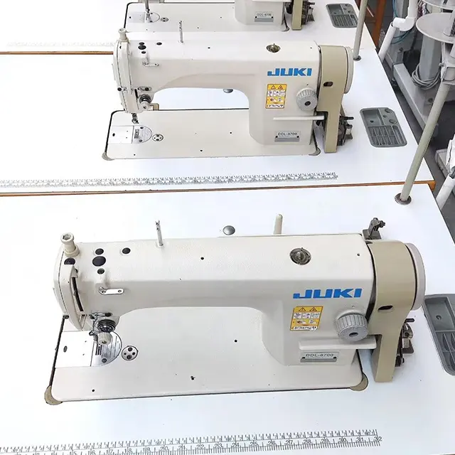 Jukis 8700 Высокоскоростная Промышленная швейная машина, полностью собранная со столом и двигателем