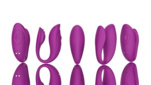 Custom Lelie U-Vormige Draadloze G-Spot Koppels Schudden Samen Dragen Massage Sex Afstandsbediening Vibrerende - Product Image 2
