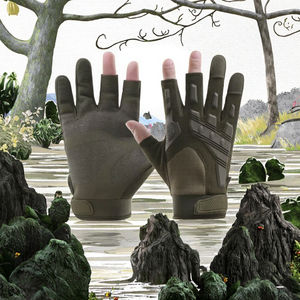 Gants tactiques d'escalade en plein air pour hommes et femmes, antidérapants, avec protection contre les fuites des doigts pour le cyclisme d'hiver - Product Image 3