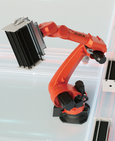 Bras robotisé industriel KUKA KR IONTEC haute performance, en aluminium, faible entretien, cycle de vidange d'huile de 20 000 heures, charge utile de 30/50/70 kg