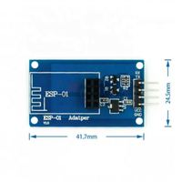 Modul Adaptor WiFi Nirkabel Serial ESP8266 ESP-01 3.3V 5V Adaptor Breakout Esp01 Kompatibel