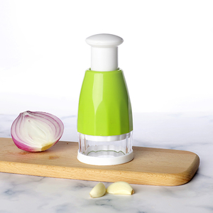 Hachoir manuel de cuisine en plastique, <span class=keywords><strong>simple</strong></span>, écologique, antiadhésif, rapide, mini hachoir à légumes et oignons - Product Image 2