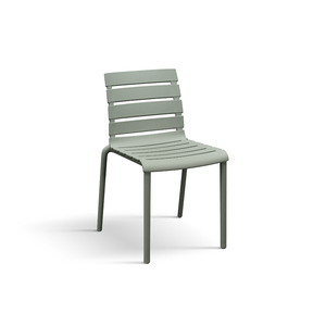 Brad Chair Set Of 6 Green Polypropylene Indoor <b>Outdoor</b> Garden Chairs - Product Image 1