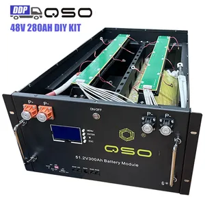 Qishou/Seplos Mason Case 280 48V Diy Kit Unit With 16S 200A Bms For 48V 12V 280Ah 500AH 560AH Lifepo4 Battery Solar Systems