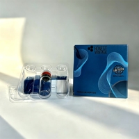 Etiqueta Adhesiva Personalizada para Viales de Vidrio de 3ml, 5ml y 10ml, Resistente a Bajas Temperaturas, para Muestras de Péptidos, Impresa para el Sector Sanitario