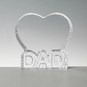 Marco de Fotos Personalizado al por Mayor para Aniversario de Bodas, Marco de Fotos de Cristal <span class=keywords><strong>en</strong></span> Blanco con Láser 3D para Regalo Familiar - Product Image 5