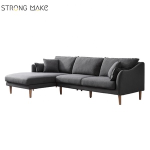 De lujo de diseño moderno sofá de 2 plazas tela sofá muebles de sala - Product Image 4