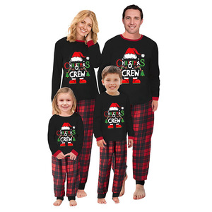 Nouveau Design 2025 Pyjamas de Noël Assortis pour Toute la Famille : Papa, Maman, Enfant et Animaux – Tenues Navideñas - Product Image 1