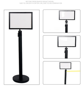 <span class=keywords><strong>Marco</strong></span> de soporte de señal para cinturón retráctil, <span class=keywords><strong>barrera</strong></span> clásica de soporte, fabricante A3 A4 - Product Image 2