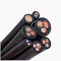 Câble d'alimentation en caoutchouc robuste universel à conducteurs en cuivre toronnés gainés de caoutchouc 450/750V, série YZ/YC