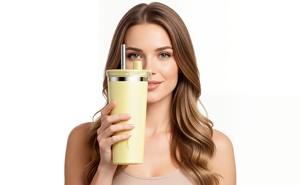 Mug de voyage isotherme sous vide en acier inoxydable portable, motif à carreaux classique et mignon, écologique, isolation thermique 6-12 heures, avec couvercle pour café - Product Image 5