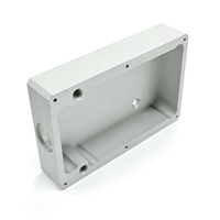 High-speed Milling Automated Packaging High-Precision CNC Machining of Silver Aluminum Metal Housing Multi-spindle Drilling