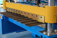 Machine de formage de profilés trapézoïdaux en métal sur mesure FORJEN avec moteur et boîte de vitesses pour tôles de toiture et de paroi
