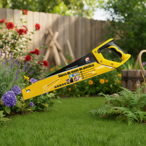 Sierra de mano Erpsl de 18 pulgadas con mango amarillo y negro para cortar madera, herramienta de jardín - Product Image 2