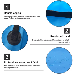 20L <span class=keywords><strong>5</strong></span> <span class=keywords><strong>gallon</strong></span> <span class=keywords><strong>container</strong></span> ráp gấp xô nước rửa di động lưu vực cho du lịch ngoài trời cắm trại câu cá làm vườn - Product Image 3