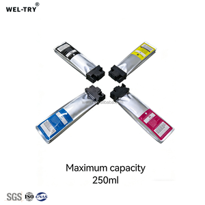 Pochettes d'encre vides noires ultra-haute capacité T11D1 T11D2 T11D3 T11D4 compatibles avec les séries <span class=keywords><strong>EPSON</strong></span> WorkForce Pro WF-C5390 WF-C5890 - Product Image 2