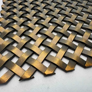 Maille décorative de plafond personnalisée en usine, en alliage d'aluminium, en acier inoxydable, <span class=keywords><strong>rideau</strong></span> en maille à mailles métalliques - Product Image 2