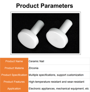Zirconia Ceramic <b>Heating</b> <b>Element</b> For Nail Tool Polished Wear Resistant Precision Wholesale - Product Image 6